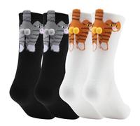 Xanthelle Calcetines Acogedores, Calcetines Coloridos para Mujeres, Calcetines Divertidos para Mujeres, Calcetines Acogedores para Niños, Calcetines para Mujeres de Colores, Calcetines Felices para