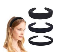Xanthelle Diadema, Diademas Negras & Cinta para Mujeres, Diadema de Terciopelo para Mujer, Banda de Pelo Antideslizante, Diadema Acolchada de Moda, Accesorios para el Cabello de Chicas