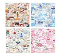 Xanthelle Sticker, 200 Piezas de Pegatinas Cristianas y Estéticas, Pegatinas de Vinilo Impermeables para Botellas de Agua, Cuadernos, Scrapbook, Planeadores y Dispositivos de Lectura