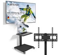 Xantron Soporte TV de Suelo con Ruedas hasta 75 Pulgadas, con Balda