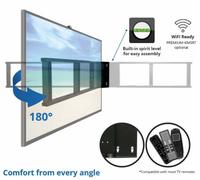 Xantron Soporte TV Eléctrico Motorizado Basculante Ultrafino Hasta 75 Pulg.
