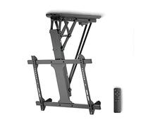 Xantron Soporte TV Techo Eléctrico Abatible 32-70 Pulgadas, DEHA-600E | Motorizado con mando a distancia, plegable, inclinación 0-75°, VESA 200x100-600x400, hasta 35 kg