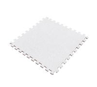XAoSCd 50 Piezas De Losetas De Alfombra Entrelazadas, Tapete De Espuma De Rompecabezas, Lavable, Tapete Protector para Pisos, Tapete De Juego, Decoración, 11,8 Pulgadas (Beige)