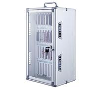 XAoSCd Armario De Pared para Guardar Teléfonos Móviles con Cerradura, Puerta Transparente Y Orificios De Refrigeración: Ideal para Aulas Y Fábricas.,One Color-36bit