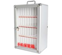 XAoSCd Armario para Teléfono Móvil, Armario De Almacenamiento, Armario De Pared con Cerradura Y Asa, Armario para Guardar Teléfonos Móviles, Oficina, Aula.,36 Slots