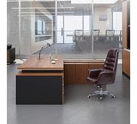 XAoSCd Boss Office Chair Boss Office Products Silla Tradicional De Cuero Ecológico Negro Silla De Oficina, Reclinable 125°, Respaldo Ergonómico Ampliado/Presión De La Columna Vert,