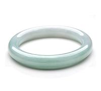 XAoSCd Brazalete De Jade Verde Genuino Natural Para Mujer Brazalete Redondo De Jadeíta (Onecolor 56 Mm)