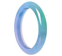 XAoSCd Brazalete De Jade Verde Genuino Para Mujer, Joyería Elegante Clásica China De Pozo Antiguo Natural, Regalo Para Mamá (Un Color 62Mm)