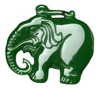 XAoSCd Colgante De Elefante De Jade Para Mujeres Y Hombres, Collar De Piedra Natural Verde Para Mujeres (Verde)
