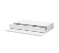XAoSCd Estante para Microondas, Soporte para Tostadora De Cocina con Cajón, Organizador De Encimera para Utensilios Y Vajilla, Blanco,