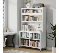 XAoSCd Estantes De Panadería, Almacenamiento De Cocina De 6 Niveles, Gabinete De Almacenamiento De Cocina, Estantes De Almacenamiento De Metal Grandes para Garaje, Despensa, Hog,Bianco-70cm/28in