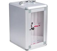 XAoSCd Gabinete De Almacenamiento para Teléfono Celular De Aleación De Aluminio, Organizador De Pared Numerado con Puerta Transparente, para Exámenes Escolares Y De Fábrica.,Onecolor-8