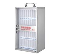 XAoSCd Gabinete De Pared De Acero Inoxidable para Guardar Teléfonos Móviles con 12, 24, 36, 48 Y 60 Ranuras para Escuelas, Aulas, Oficinas Y Empresas.,Silver-36