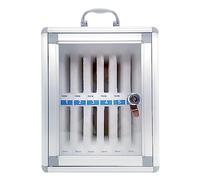 XAoSCd Gabinete De Pared para Guardar Teléfonos Móviles, Caja Fuerte con Cerradura, Compartimentos Blandos Y Asa, para Escuelas, Fábricas Y Exámenes.,12
