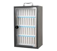 XAoSCd Gabinete De Pared para Guardar Teléfonos Móviles con Cerradura Combinada, Caja Fuerte De Acero Inoxidable para La Escuela Y La Oficina, Organizador con Ranuras Numeradas,36