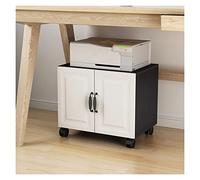 XAoSCd Mesa para Impresora con Ruedas, Soporte para Impresora De Oficina, Archivador, Gabinete De Oficina Móvil, Mesa para Impresora Móvil Debajo del Escritorio, Carrito De,One Color-L60xW40xH40cm