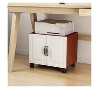 XAoSCd Mesa para Impresora Debajo del Escritorio, Soporte para Impresora Móvil, Archivador, Soporte para Impresora Moderno con Ruedas Y Almacenamiento, Carrito De Trabajo D,One Color-L50xW40xH40cm