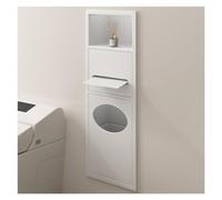 XAoSCd - Nicho de baño de acero inoxidable, estante de ducha empotrado con basura - Estante de almacenamiento de pared impermeable para los elementos esenciales de la ducha, color blanco - 63 x 20 x