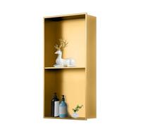 XAoSCd Nicho De Ducha Empotrado Impermeable,BIDHCKQ51710-Gold