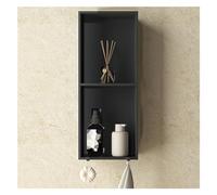XAoSCd - Nicho de ducha empotrado impermeable para baño de acero inoxidable, nicho de ducha empotrado de acero inoxidable, nicho de ducha empotrado, negro - 70 x 28 x 12,5 cm