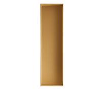 XAoSCd - Nicho de ducha empotrado impermeable para cuarto de baño, acero inoxidable, acero inoxidable cepillado, estante de baño cuadrado, nicho de pared para champú, Gold-43.3x12.0x4.0inC