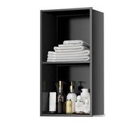 XAoSCd nicho de ducha impermeable, empotrable, nicho de ducha de acero inoxidable mate, empotrado para la pared, no requiere azulejos, estante de ducha, nicho de baño, color negro, 11 x 4,9 x 27,5
