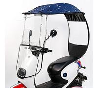 XAoSCd Paraguas para Scooter, Paraguas para Scooter, Sombrilla De Movilidad, Cubierta para La Lluvia, Impermeable, Bisel Transparente HD, Cubierta De Drenaje para Sombrilla Eléctr,