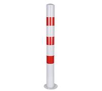 XAoSCd Poste De Bolardo, Poste Demarcador De Tráfico, Barrera De Seguridad con Banda Reflectante, Barrera De Estacionamiento para Obras De Construcción, Gestión De Instalacion-Regular-0. 6MM