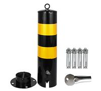 XAoSCd Poste De Bolardo - Postes De Señalización Metálicos, Bolardo De Seguridad De Acero, Poste De Tráfico, Bolardo con Cinta Reflectante para Zonas De Tráfico Sensible, Post-Activity-2mm