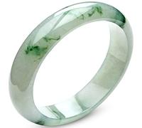 XAoSCd Pulseras De Jade Verde Para Mujer Brazalete De Jade Birmano Genuino Piedra Preciosa Natural Con Certificado Regalos Para Esposa (Onecolor 54 Mm)