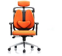 XAoSCd Silla De Oficina Boss Silla Ejecutiva De Boss Office Products, con Almohada Lumbar En Forma De Corazón, Diseño Ergonómico De Doble Respaldo/Presión Espinal Reducida La Bell,
