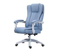 XAoSCd Silla De Oficina para Jefes Silla Giratoria De Tela para Juegos Respaldo De Doble Capa Engrosado Se Puede Expandir hasta 150 Grados Interesante para Perseguir La Felicidad,