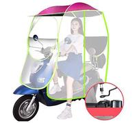 XAoSCd Universal Car Motor Scooter Umbrella Mobility Sun Shade Rain Cover Impermeable, Scooter Plegable Mobility Scooter Canopy Motor Scooter Rain Waterproof Cover, E-with Mirrors,E-with Mirrors