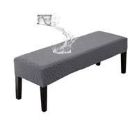 xapuo Funda De Banco Elástica Repelente Al Agua - Funda Gruesa para Banco De Piano, Entrada Y Comedor, Lavable A Máquina(Dark Gray)