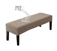 xapuo Funda De Banco Elástica Repelente Al Agua - Funda Gruesa para Banco De Piano, Entrada Y Comedor, Lavable A Máquina(Taupe)