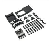 XAQRYQO Accesorios Coches RC para MN MN168 para MN78 Modelo 1/12, Vehículo De Control Remoto, Piezas Coche RC, Kit Vulnerabilidad Actualización Metal, Accesorios Modificación(Black)