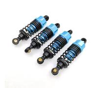 XAQRYQO Amortiguadores RC para HSP 102004 122004 02002 02175 1/10 RC On-Road Drift Car 4PCS Amortiguador De Metal(Blue)