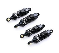 XAQRYQO Amortiguadores RC para HSP 102004 122004 02002 02175 1/10 RC On-Road Drift Car 4PCS Amortiguador De Metal(Black)