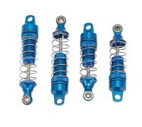 XAQRYQO Amortiguadores RC para Losi Mini-T 2WD Stadium 1/18 Piezas De Actualización Camión 4 Uds Amortiguador Trasero Delantero Metal Amortiguadores Resorte(Blue)