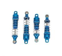 XAQRYQO Amortiguadores RC para Losi para Mini-T 2.0 2WD para Stadium Amortiguador Trasero Delantero De Metal De 4 Piezas para Amortiguadores De Resorte 1/18 Piezas De Mejora De Camión(Blue)