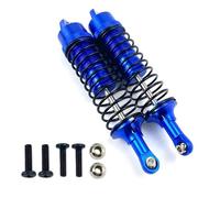 XAQRYQO Amortiguadores RC para Traxxas 727 para Slash 4x4 1/10 RC Coche Aleación De Aluminio Amortiguador Delantero/Trasero Full Metal Gran Diámetro(Blue,Rear)