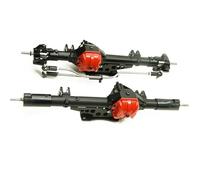 XAQRYQO Eje Completo RC para Axial para Wraith para Ghost RR10 90048 Eje Delantero Y Trasero De Metal Mejorado, Accesorios Modificados Mejorados