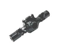 XAQRYQO Eje Completo RC para HuangBo para ZP1001 ZP1002 ZP1003 ZP1004 1/10 RC Piezas De Coche Actualización CNC Proceso Metal Eje Trasero Accesorios Carcasa(Black)