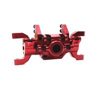 XAQRYQO Eje Completo RC para HuangBo para ZP1001 ZP1002 ZP1003 ZP1004 1/10 RC Piezas De Coche Metal Actualización CNC Proceso Carcasa del Eje Delantero(Red)