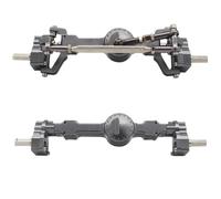 XAQRYQO Eje Completo RC para MN D90 MN-90 MN96 MN98 MN99S MN45 Eje De Portal Delantero Y Trasero Metal Completo 1/12 RC Accesorios Piezas Mejora Coche