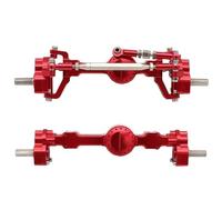 XAQRYQO Eje Completo RC para MN99S para MN D90 D91 D96 MN98 MN45 CNC, Juego De Eje Portal Delantero Y Trasero Metal, Piezas Actualización Coche 1/12 RC(Silver,1 Set)