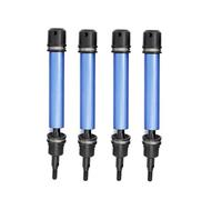 XAQRYQO Ejes de transmisión para ARRMA 3s para Mega para Vorteks para Senton para Granite 1/10 RC Piezas De Actualización De Coche 2/4 Uds Juego De Eje De Transmisión Delantero/Trasero(Blue,4pcs)
