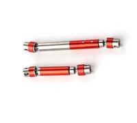 XAQRYQO Ejes de transmisión para HOBBYPLUS CR18P para Rock para Van 1/18 RC Actualizaciones Piezas Accesorios Juego De 2 Ejes Transmisión Central Acero(Red)
