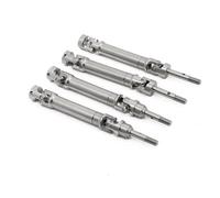 XAQRYQO Ejes de transmisión para Traxxas para Slash para Rustler para Stampede para VXL 4X4 4WD 1/10 RC Car Upgrade Parts 4Pcs Steel Drive Shaft CVD