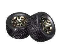 XAQRYQO Neumático de Coche RC para JLB para Racing para Cheetah 11101 21101 J3 para Speed 1/10 RC Car Upgrade Parts 2 Piezas 135 Mm Neumático Rueda EC1004